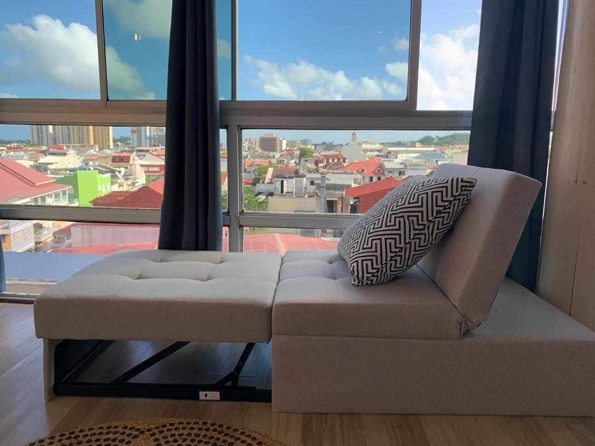 Penthouse 10 Min Port Croisiere Et Aeroport Appartement Pointe-à-Pitre Buitenkant foto