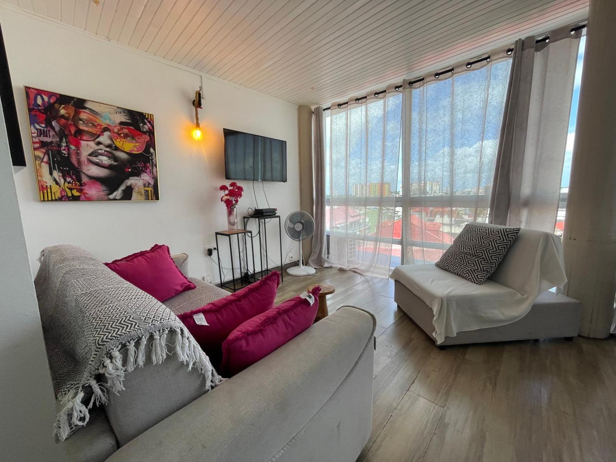 Penthouse 10 Min Port Croisiere Et Aeroport Appartement Pointe-à-Pitre Buitenkant foto